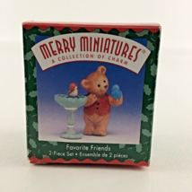 Hallmark Keepsake Merry Miniatures Christmas Ornament Favorite Friends V... - $16.78