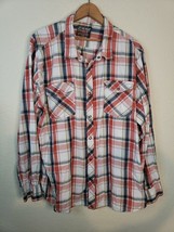 Scully Western Shirt XXL 2XL Pearl Snap Long Sleeve Plaid Rock Retro Mens - £24.85 GBP