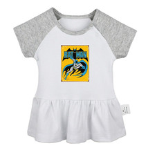 Retro Vintage DC Comics Batmen Poster Newborn Baby Dress Toddler Cotton Clothes - £10.24 GBP