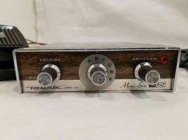 Vintage Realistic TRC-10 &quot;Mini-Six&quot; &amp; Ranger ST-1000 CB Radios W/ Microphones - £81.92 GBP