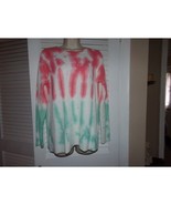 For the Republic peach/green/white tye dye sweater M EUC - $15.20 CAD