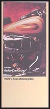 1979 Harley-Davidson V-Twin Brochure, Electra Glide Motorcycles Original - $13.86