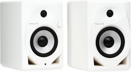 Pioneer Dj Dm-50D 5-Inch Active Monitor Speaker In White. - £197.43 GBP