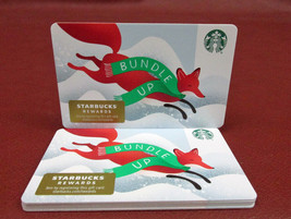 Starbucks 2019 BUNDLE UP (red fox) Gift Card New with Tags - £2.21 GBP