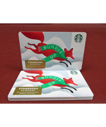 Starbucks 2019 BUNDLE UP (red fox) Gift Card New with Tags - $51.97 MXN