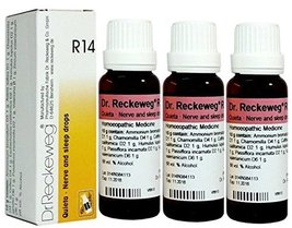 Dr.Reckeweg Germany R14 Nerve and Sleep Drops. Homeopathy for Insomnia, ... - £16.26 GBP