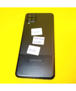 *CRACKED GLASS &amp; OVERHEAT* SAMSUNG GALAXY A12 ANDROID CELL PHONE BLACK W... - $48.15