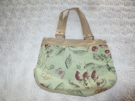 NIP BLAIR Tapestry Purse Tote - 14&quot; x 10&quot; w/9&quot; Double Handles - Made in India  - £7.40 GBP