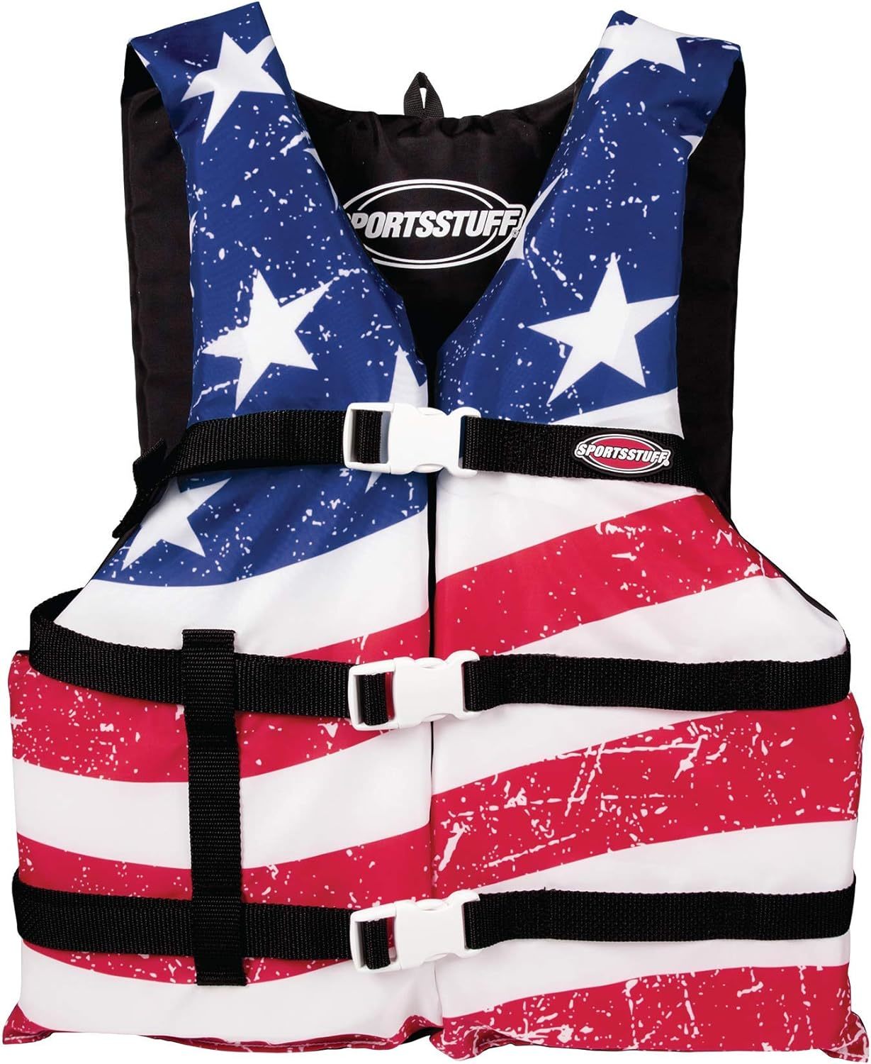 Child, Youth, And Adult Sportsstuff Stars And Stripes Life Jacket. - $41.96