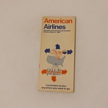 American Airlines Domestic &amp; International Timetable Effective March 2, ... - $7.99