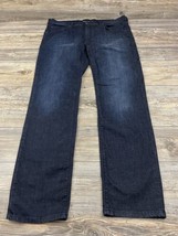 Mott &amp; Bow Mens Slim Jeans Size 38/34 (Actual 40x34) Denim Dark Wash - £30.37 GBP