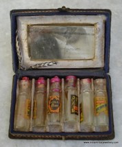 rare ancient old glass perfume bottle with box india - £153.87 GBP