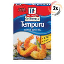 2x Boxes McCormick GoldenDipt Tempura Seafood Batter Mix | 8oz | No MSG - £15.69 GBP