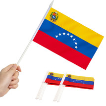 Anley Venezuela Mini Flag 12 Pack - Hand Held Small Miniature Venezuelan Flags - £6.30 GBP