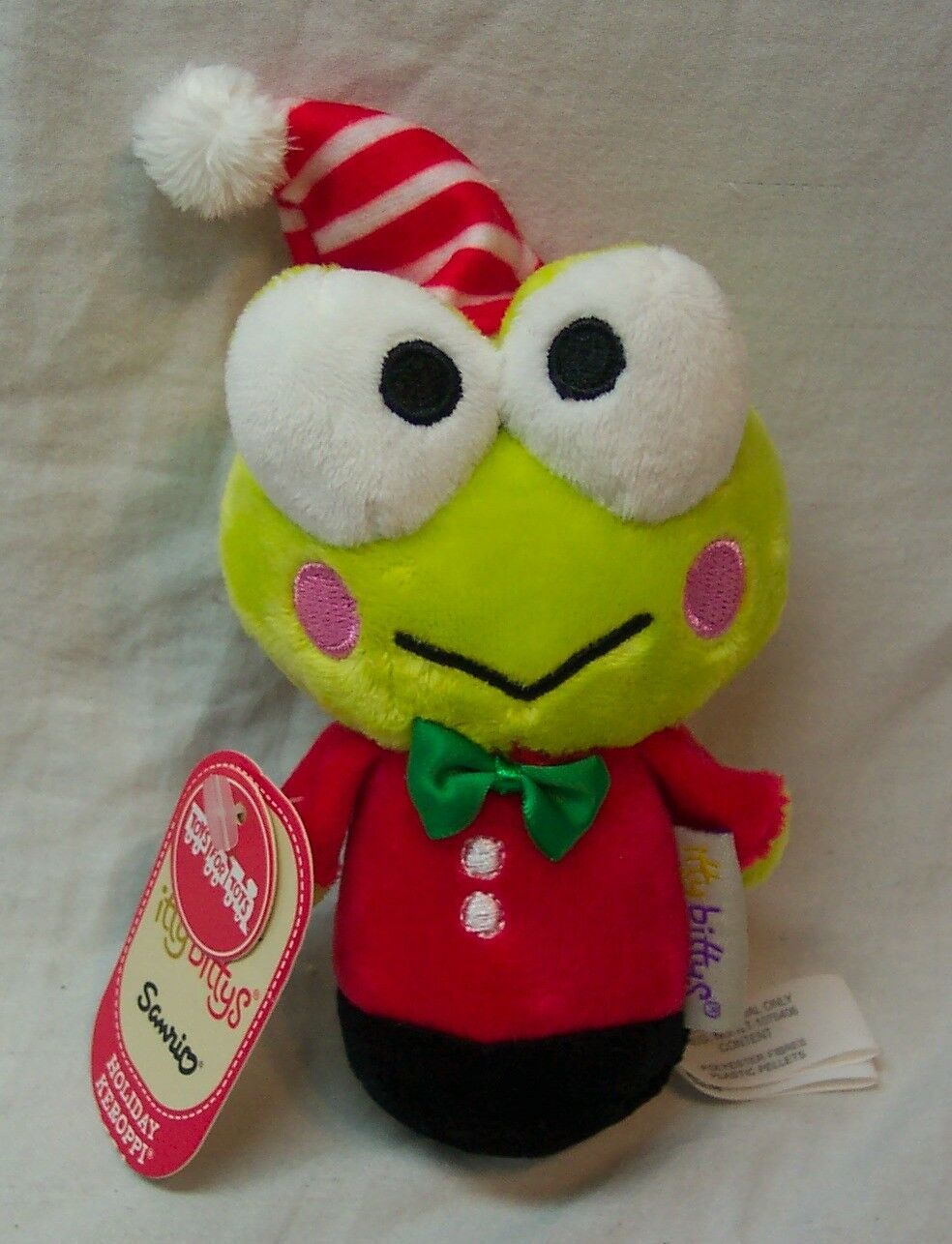Hallmark ITTY BITTYS Sanrio HOLIDAY KEROPPI 5&quot; Stuffed Animal NEW - $14.85
