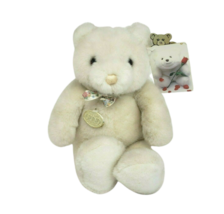 Vintage 1989 Gund Tucker White Teddy Bear 1531 Stuffed Animal Plush Toy W/ Tags - £50.58 GBP