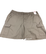 New Wrangler Men&#39;s Size 46 Relaxed Fit 100% Cotton Khaki Shorts, Hits at... - $14.85