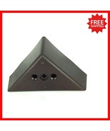 Stylish 3&quot; Triangular Sofa Legs, Set of 4 in Brown - Easy Screw-In Insta... - $880.88 MXN
