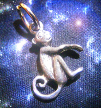 FREE W $99 TODAY HAUNTED MONKEY LUCK CHARM RISE ELEVATE LUCK RARE OOAK MAGICK  - Freebie