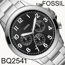 NIB Fossil BQ2541 Yorke Multifunction Stainless Steel Watch $159 Retail - £47.46 GBP