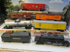 LIONEL MPC 8800 SANTA FE FAMOUS AMERICAN RR SET #1- 0/027- EXC.- J1 - $6,669.55 MXN