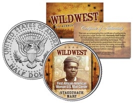 Stagecoach Mary * Wild West Series * Jfk Kennedy Half Dollar U.S. Coin - £6.82 GBP