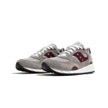 NIB men&#39;s 9 Saucony Originals Shadow 6000 OG sneakers S70441-37 grey/maroon - £75.93 GBP