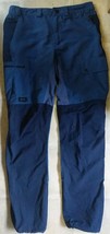 Forclaz Decathlon Cargo Hiking Pants MT 500 Men Pants 34x34 Blue - $24.94