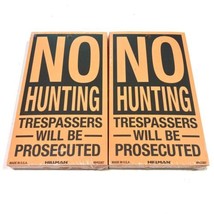 Hillman 4-Inch X 7-Inch No Hunting Trespassers Will Be Prosecuted Signs 120 - $19.80