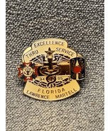 NEW VFW Florida Excellence Through service Pin KG JD Veterans Foreign Wars - $229.20 MXN