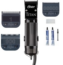 Oster® Titan® 2 Speed Clipper with Detachable #000, #1 &amp; Bonus Blade #00000 - £142.18 GBP