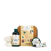 The Body Shop Soothe &amp; Smooth Almond Milk Essentials Gift Set  Hydrating... - $58.99