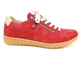 Hartjes 88162 Women&#39;s Red Suede Velour Nappa XS Casual 2 Size UK 9 US 11.5 - £141.36 GBP