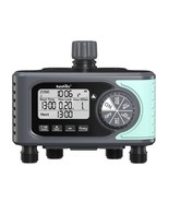 RAINPOINT Sprinkler Timer, 4 Outlets Hose Timers, 4 Zone 4 outlets, Sky ... - $79.19