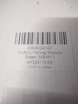 New In Box, RUNCL A153112-05 Green Fishing Waders Men&#39;s Size 9/Women&#39;s S... - £31.60 GBP