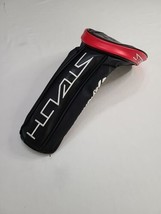 TaylorMade Stealth Black/Red Gold Club Driver Headcover (New) - £19.46 GBP