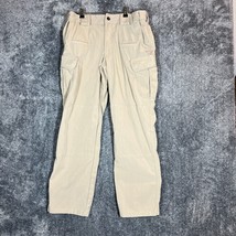 511 Tactical Pants Mens 32x28 Tan Cargo Ripstop Covert Work Pockets Utility - $17.13