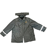 Shell Gas Station Jacket Shell Logo Black Hooded Quilted Lining Reflecti... - €19,87 EUR