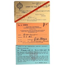 Vintage 1948 Harvard University Student Library Cards Veterans Hall Bond... - $24.59