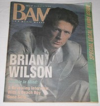 BRIAN WILSON BAM MAGAZINE VINTAGE 1988 THE BEACH BOYS - £23.97 GBP