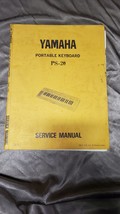 YAMAHA PORTABLE KEYBOARD PS-20 SERVICE MANUAL WITH SCHEMATICS  - $15.99
