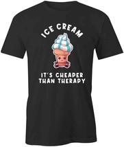 Ice Cream Therapy T Shirt Tee Printed Graphic T-Shirt Gift S1BCB079 Sweets - £19.62 GBP+