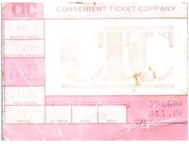 Vintage Iggy Pop Concert Ticket Stub August 22 1981 Royal Oak Michigan - $34.64