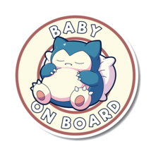 Baby On Board Sleepy Bear Starter Sticker - $11.99