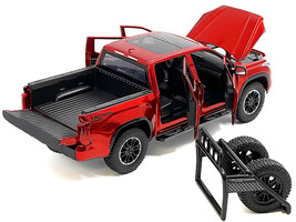 2023 Toyota Tundra TRD 4x4 Pickup Truck Red Metallic with Sunroof and Wheel Rack - $43.03