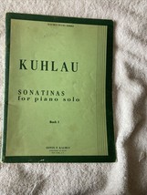Friedrich Khoau, Sonatinas For Piano Book 1. Vintage. - £10.94 GBP