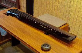 Guqin fir black-red Fuxi zither Chinese string instruments - $699.00