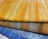 Quilting Fabric Batik Stripes (3) 1 Yard Cuts NEW - $26.59
