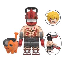 Denji (Battle damaged) The Chainsaw Man Anime Series Minifigures Toys - £3.13 GBP