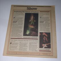 Eric Clapton Show Newspaper Supplement Vintage 1988 Concert Barry Manilow - $19.99